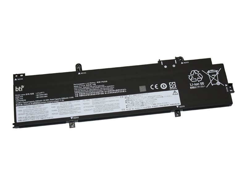 BTI - Notebook battery (equivalent to: Lenovo L21L4P71)