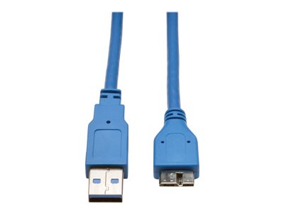Tripp Lite 10ft USB 3.0 SuperSpeed Device Cable USB-A Male to USB Micro-B Male 10'