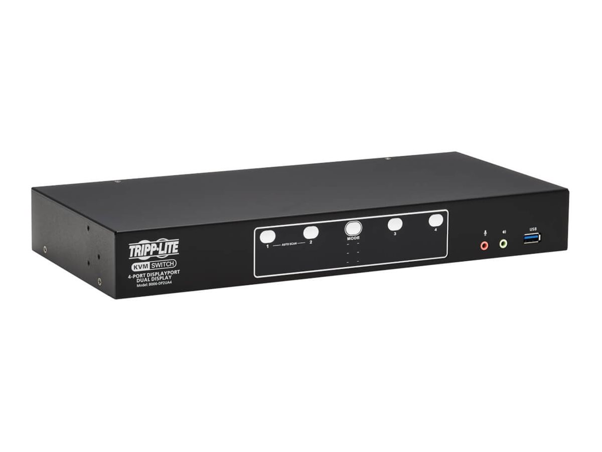 Eaton Tripp Lite series 4-Port DisplayPort Dual-Display KVM Switch