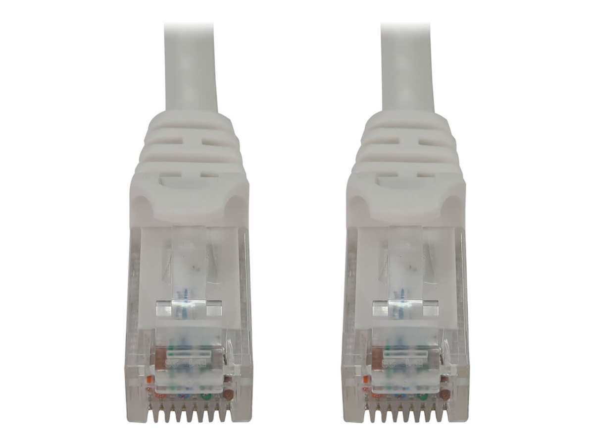 Eaton Tripp Lite Series Cat6a 10G Snagless Molded UTP Ethernet Cable (RJ45 M/M), PoE, White, 20 ft. (6.1 m)