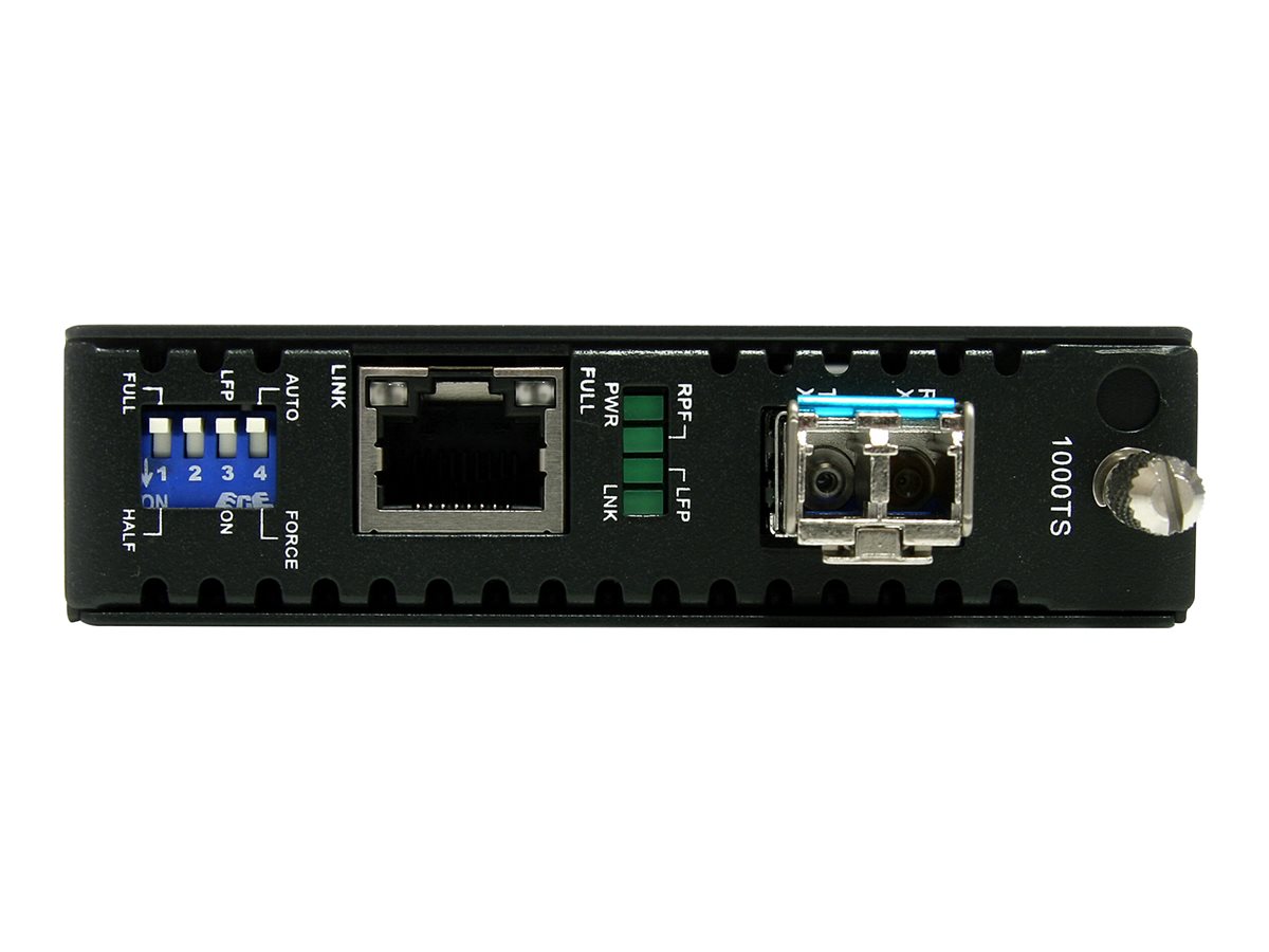 StarTech .com Convertisseur Ethernet Gigabit sur Fibre Optique MonoMode LC