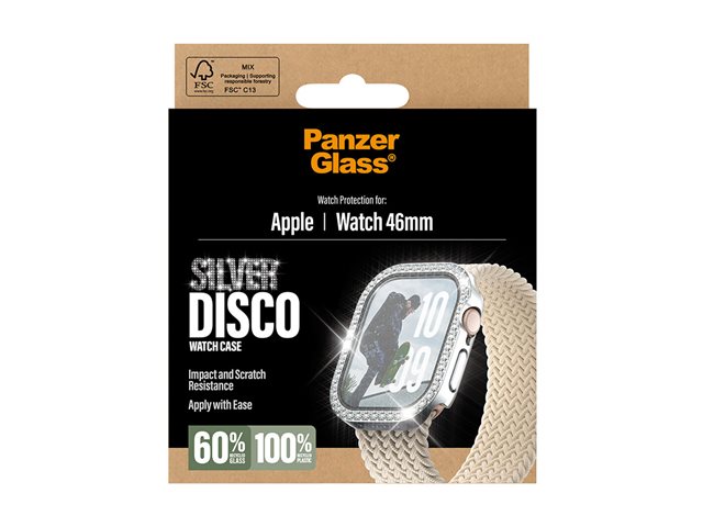 PanzerGlass Apple Watch 11/10 46 mm stříbrný kryt – foto 5