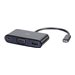 C2G USB C to HDMI and VGA Multiport Adapter with Power Delivery