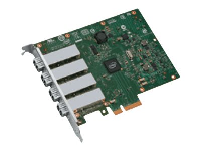 Carte Réseau Ethernet Intel I350-T4 - 4 Ports Gigabit, PCI-E, Pour Serveurs, Compatibilité Avancée, Consommation 5W