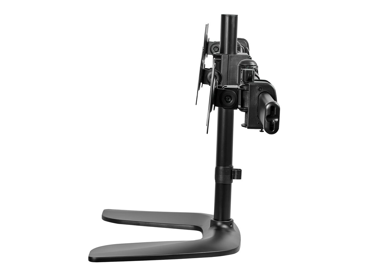 StarTech.com Triple Monitor Stand for VESA Mount Monitors up to 27" - Steel (ARMBARTRIO2) stojan - nastavitelné rameno - pro 3 monitory - černá – foto 5