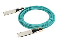 HPE Aruba - Câble d'attache direct 100GBase-AOC - QSFP28 (M) pour QSFP28 (M) - 2 m 