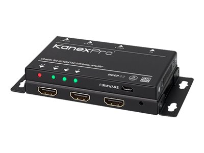KanexPro UltraSlim 4K HDMI 1X2 Splitter w/ 4:4:4 Color Space & 18G