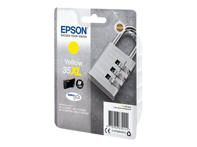 Image of Epson 35XL - XL - yellow - original - ink cartridge