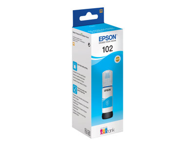 EPSON 102 EcoTank Cyan ink bottle - C13T03R240