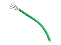 C2G 1000ft (304.8m) TAA-Compliant Cat6 Bulk Unshielded (UTP) Ethernet Network Cable with Solid Conductors-Riser CMR-Rated - Green