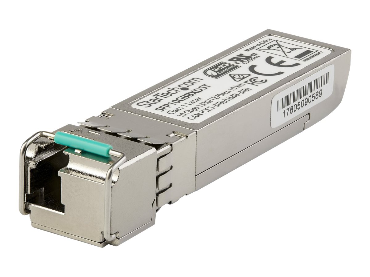 Startech Dell EMC SFP-10G-BX40-D Compatible SFP+ Module 10GBASE-BX-D 10 Gigabit Ethernet Product shot Left side 78000