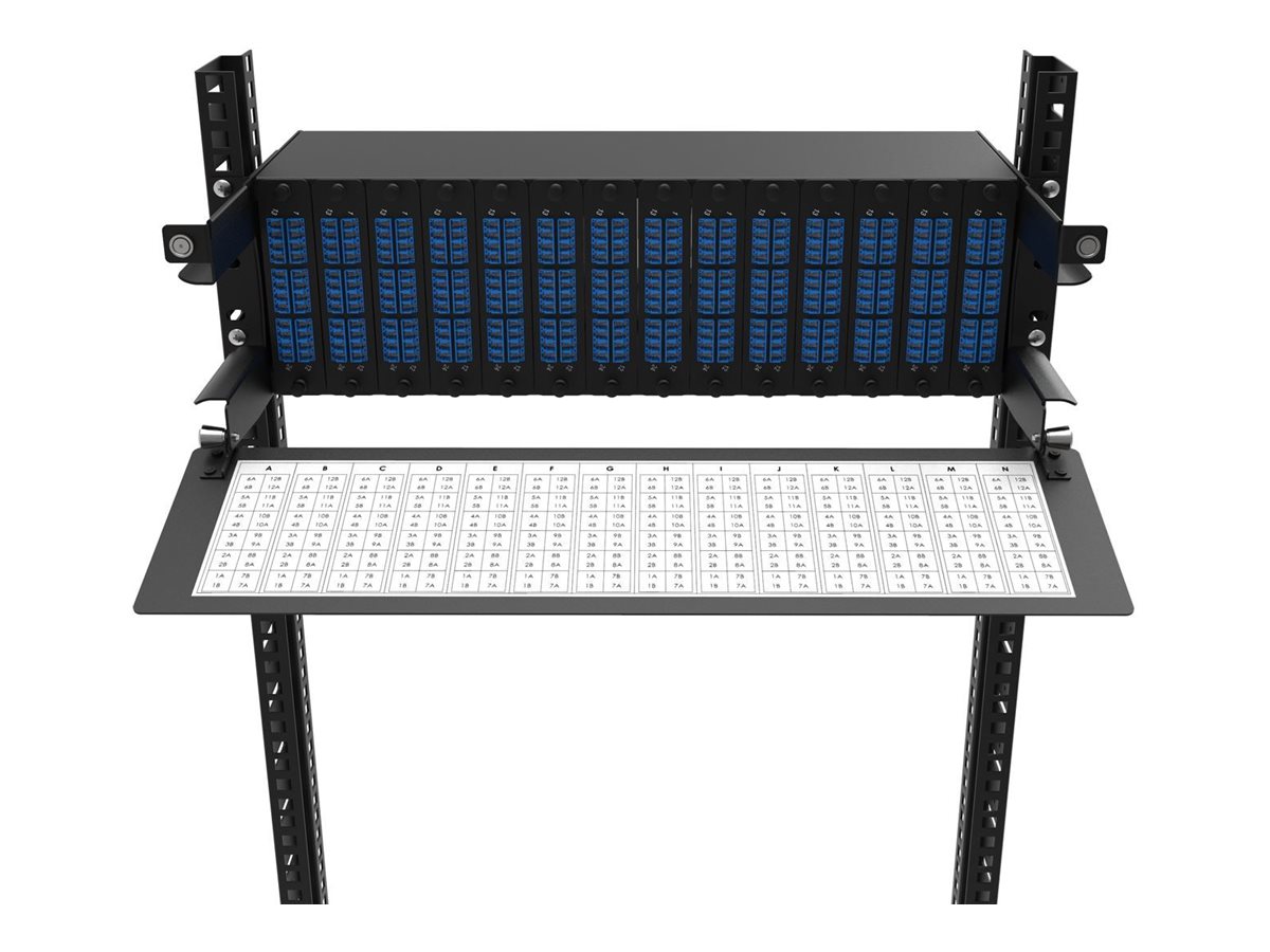 Dynamix LGX3U fibre-optic splice box 3U 19 up to 336 fibre optic in Product shot Front 79800