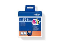 Brother Cartouche jet d'encre d'origine LC521VAL