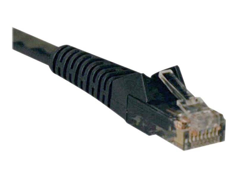 Eaton Tripp Lite Series Cat6 Gigabit Snagless Molded (UTP) Ethernet Cable (RJ45 M/M), PoE, Black, 3 ft. (0.91 m)