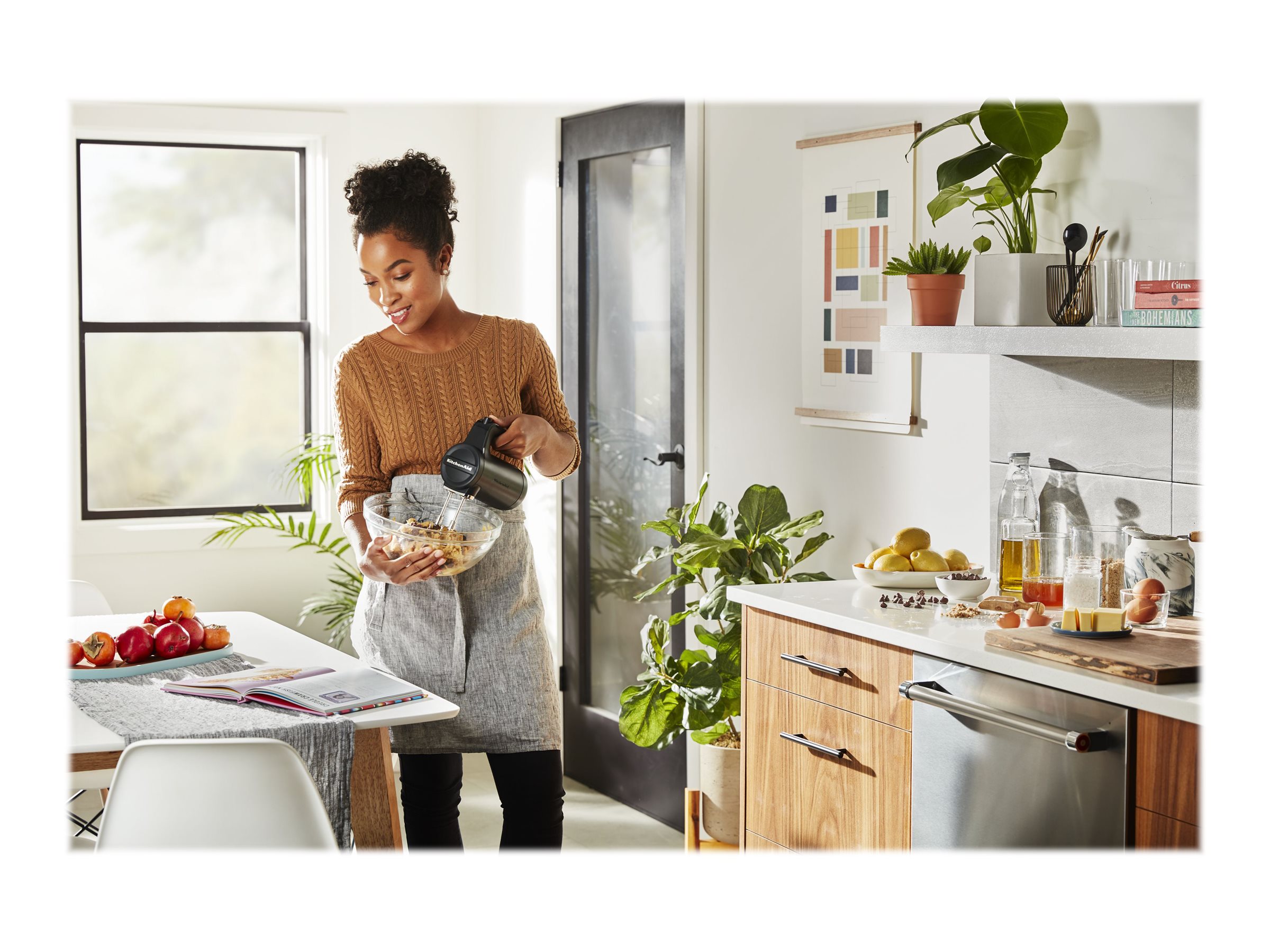 KitchenAid Cordless Hand Mixer Matte Black KHMB732BM