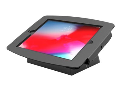 iPad Pro 12.9 (3-6th Gen) Space Enclosure AV Conference Room Capsule - Monteringssæt (indelukke, base) - 25° synsvinkel - for tablet - låsbar - stål, højglansaluminium - sort - skærmstørrelse: 12.9 -