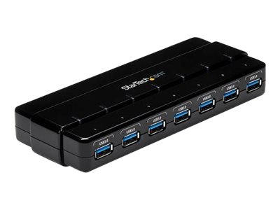 StarTech.com 7 Port USB 3.0 Hub ¿ Up To 5 Gbps ¿ 7 x USB ¿ Universal Multi Port USB Extender for Your Desktop ¿ USB Powered (ST7300USB3B)