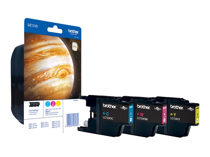 BROTHER Pack de 3 cartouches d