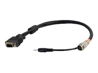 C2G RapidRun VGA (HD15) + 3.5mm Flying Lead Video / audio cable VGA / audio 