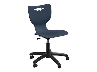 MooreCo Hierarchy Chair swivel plastic navy