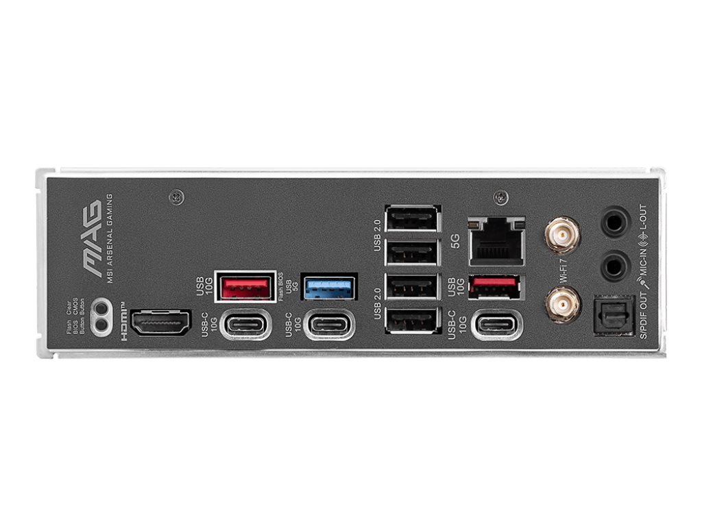 MSI MAG B850 TOMAHAWK MAX WIFI motherboard ATX Socket AM5 AMD Product shot Front 79725