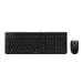 DC 2000 - keyboard and mouse set - UK - black Inpu