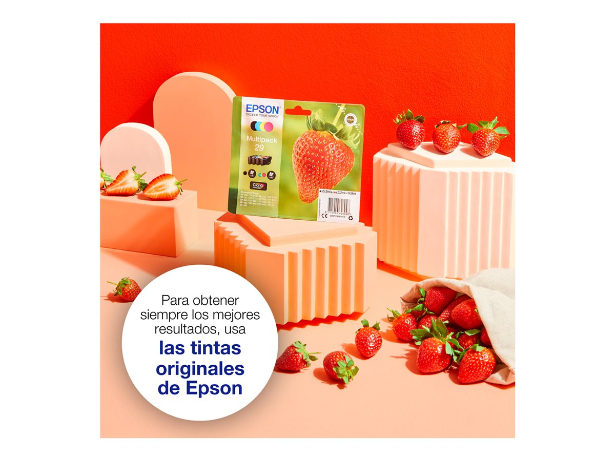 Epson 29 Multipack - 4-balení - černá, žlutá, azurová, purpurová - originální - inkoustová cartridge – foto 4