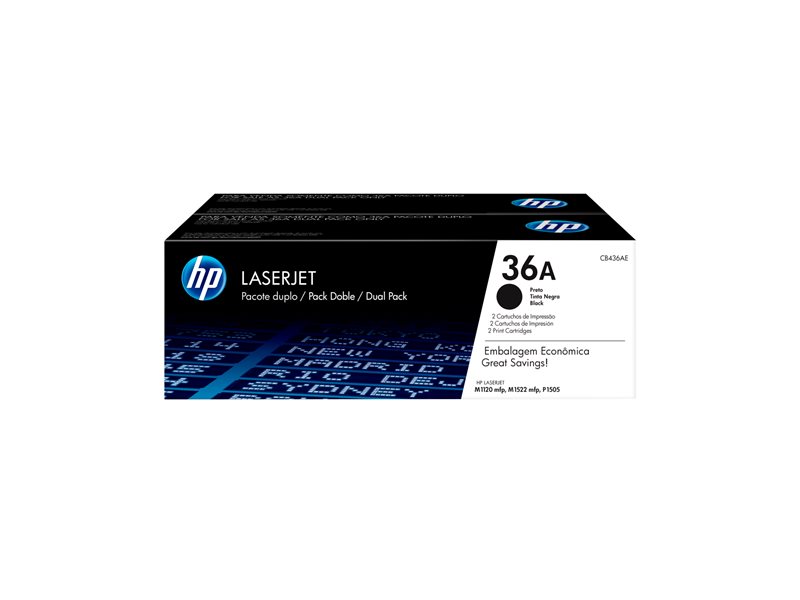 HP LASERJET CB436A BLACK PRINT
