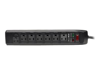 7OUT SURGE PROTECTOR 1440 JBLACK 6FT CORD TEL/MODEM SURGE 15A