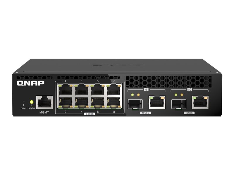 QNAP QSW-M2108R-2C - commutateur - 10 ports - Géré - Montable sur rack ...