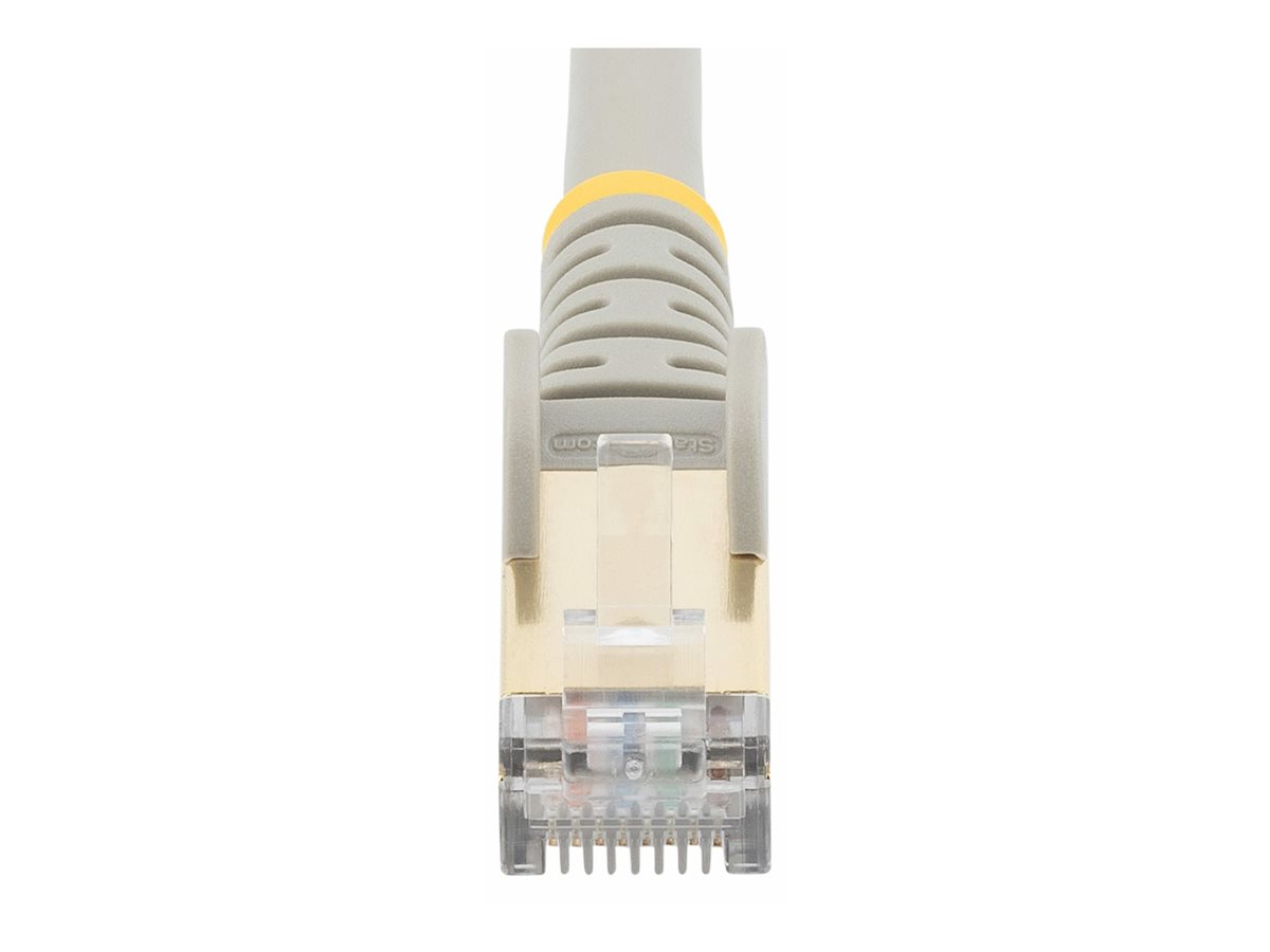 StarTech.com 5m CAT6A Ethernet Cable, 10 Gigabit Shielded Snagless RJ45 100W PoE Patch Cord, CAT 6A 10GbE STP Network Cable w/Strain Relief, Grey, Fluke Tested/UL Certified Wiring/TIA - Category 6A - 26AWG (6ASPAT5MGR) - patch kabel - 5 m - šedá – foto 3