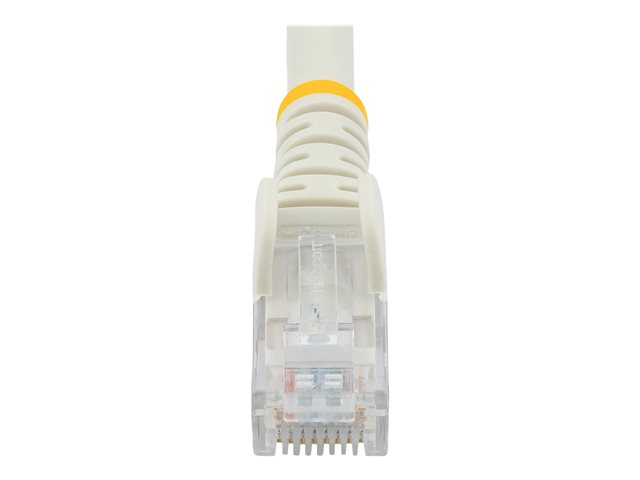 Startechcom 50cm Cat6 Ethernet Cable 10 Gigabit Snagless Rj45 650mhz 100w Poe Patch Cord Cat 6 10gbe Utp Network Cable W Strain Relief White Fluke Tested Wiring Is Ul Certified Tia Category 6 24awg N6patc50cmwh Network Cable 50 Cm White