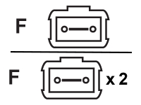 AddOn - Câble de sortie de ventilation - MPO-16/PC multi-mode (F) pour MPO/PC multi-mode (F) - 8 m 