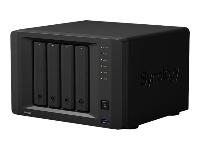 SYNOLOGY DVA3221 4-Bay Deep Learning NVR