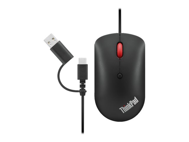 Lenovo Thinkpad Compact Mouse Usb Usb C Raven Black