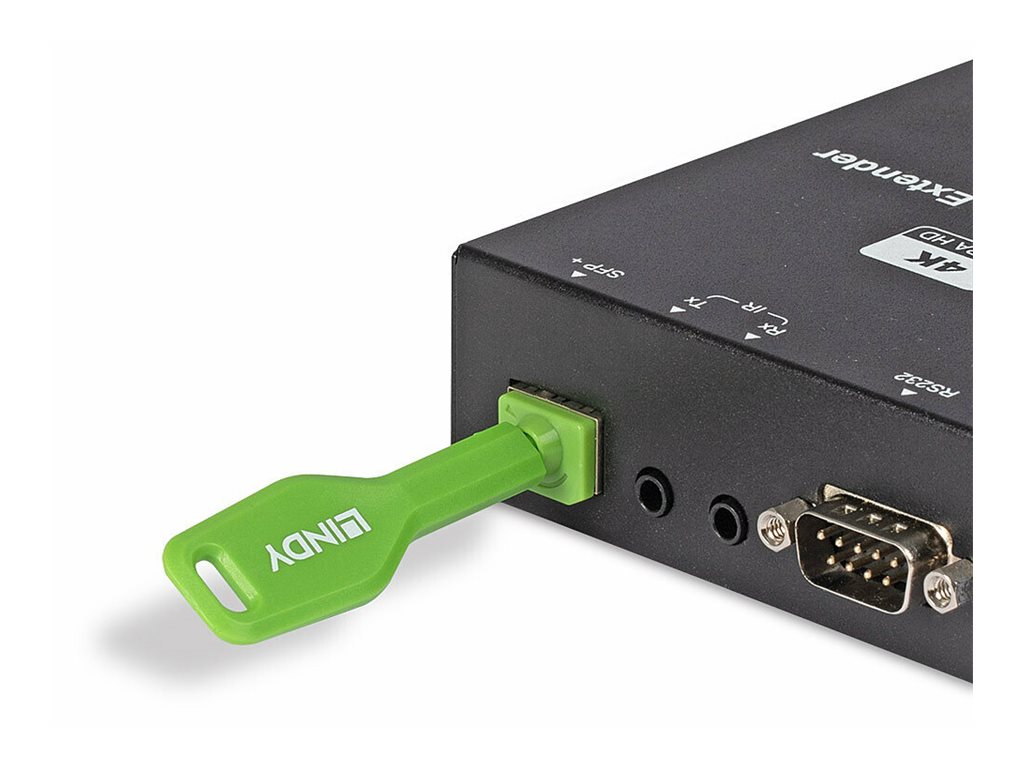 LINDY SFP Port Locks, GREEN, 20pcs.