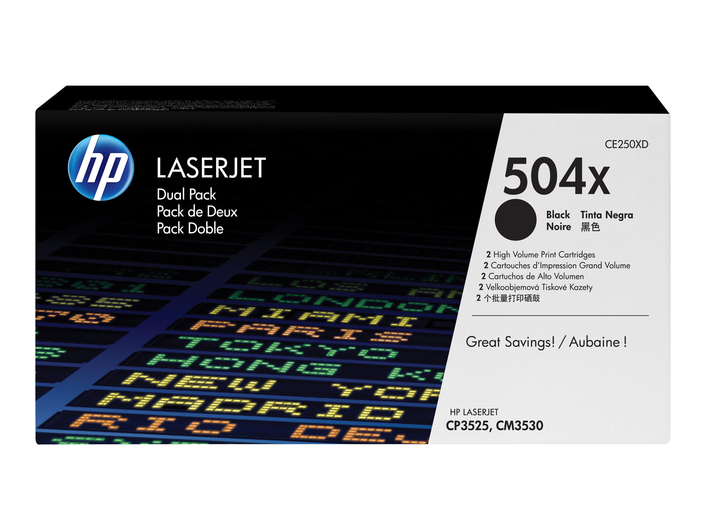 HP 504X - 2-pack - High Yield