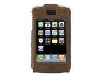 Belkin Eco-Conscious Formed Leather Case Case for cell phone leather brown, taup