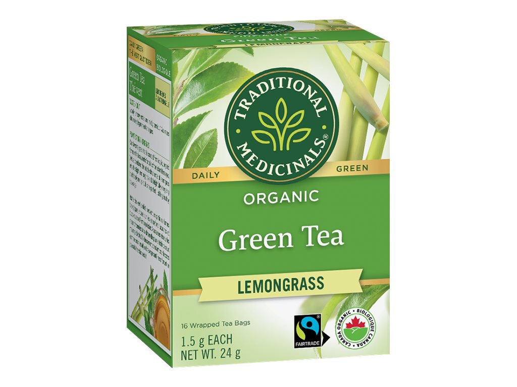 Traditional Medicinals Organic Green Tea - Lemongrass - 16's