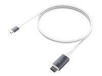 j5create, Video / audio cable, USB-C male reversible to HDMI male, 1.8 m, 4K support