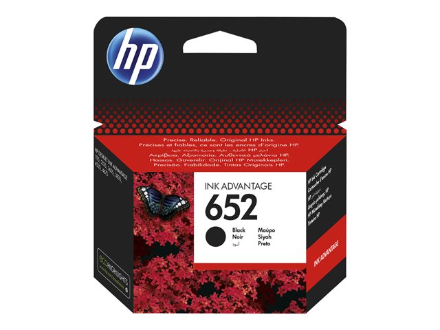HP 652 Ink Cartridge Black F6V25AE#BHK