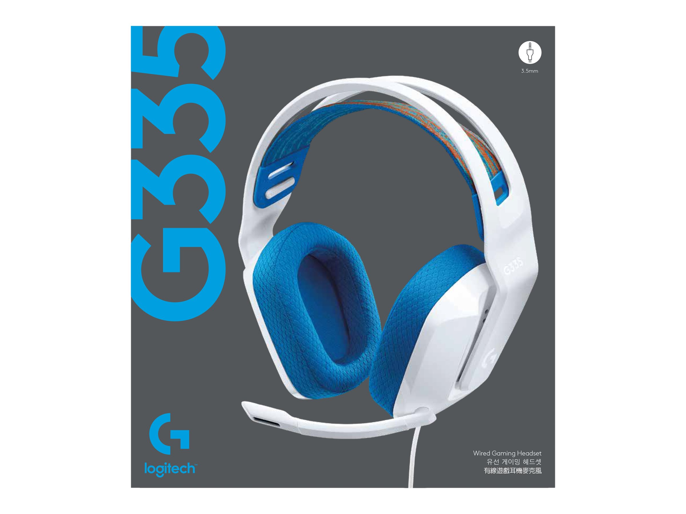 Logitech G G335 headset 3.5 mm Product shot Back 79000