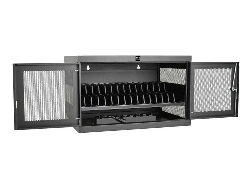 Tripp Lite 16-Port AC Charging Storage Station w/ Cart Options Chromebook Laptop Tablet