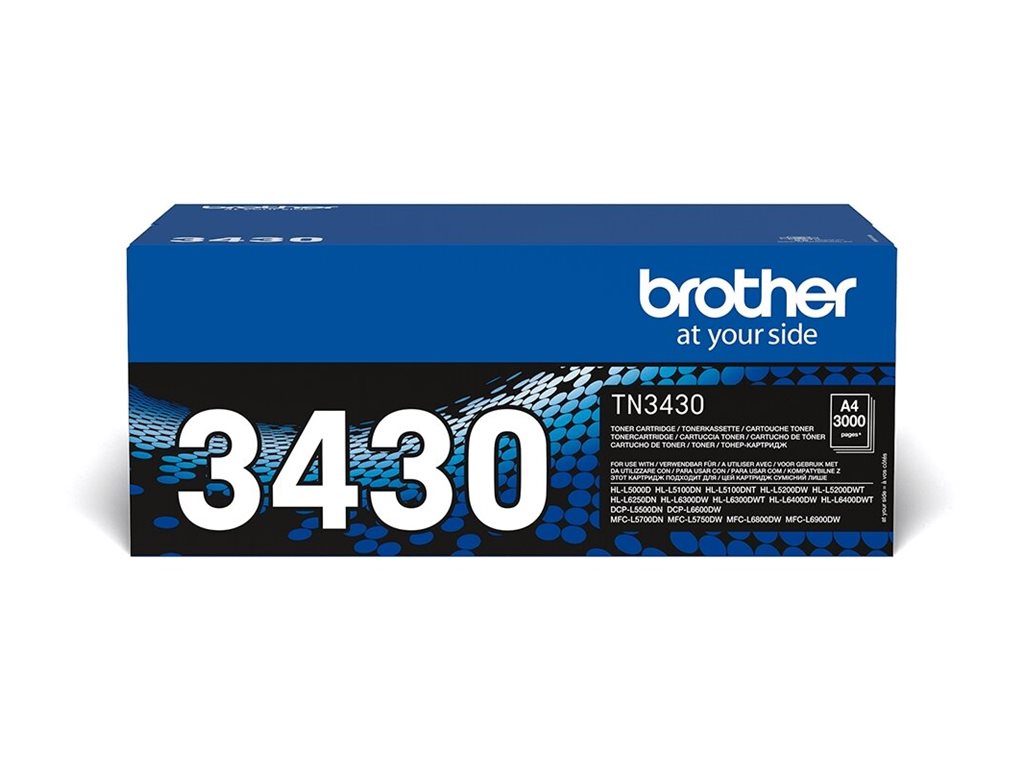 Brother Tn3430 Black Original Toner Cartridge