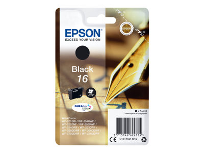 EPSON Singlepack Black 16 DURABrite Ultr - C13T16214022
