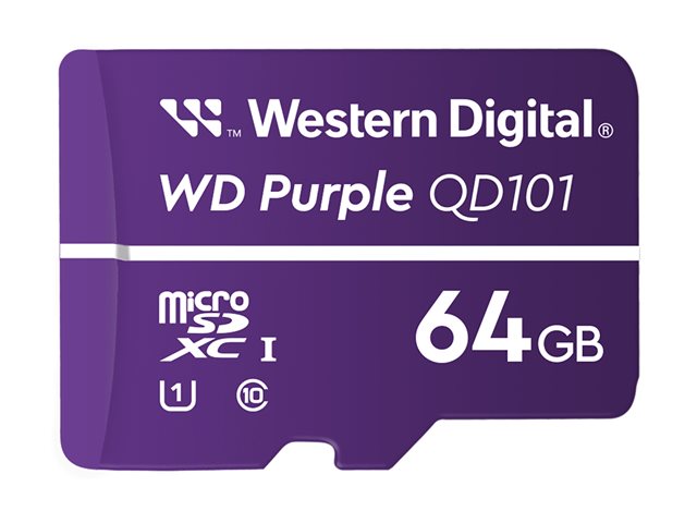 WD Purple 64GB SC QD101 microSD WDD064G1P0C-85AEL0