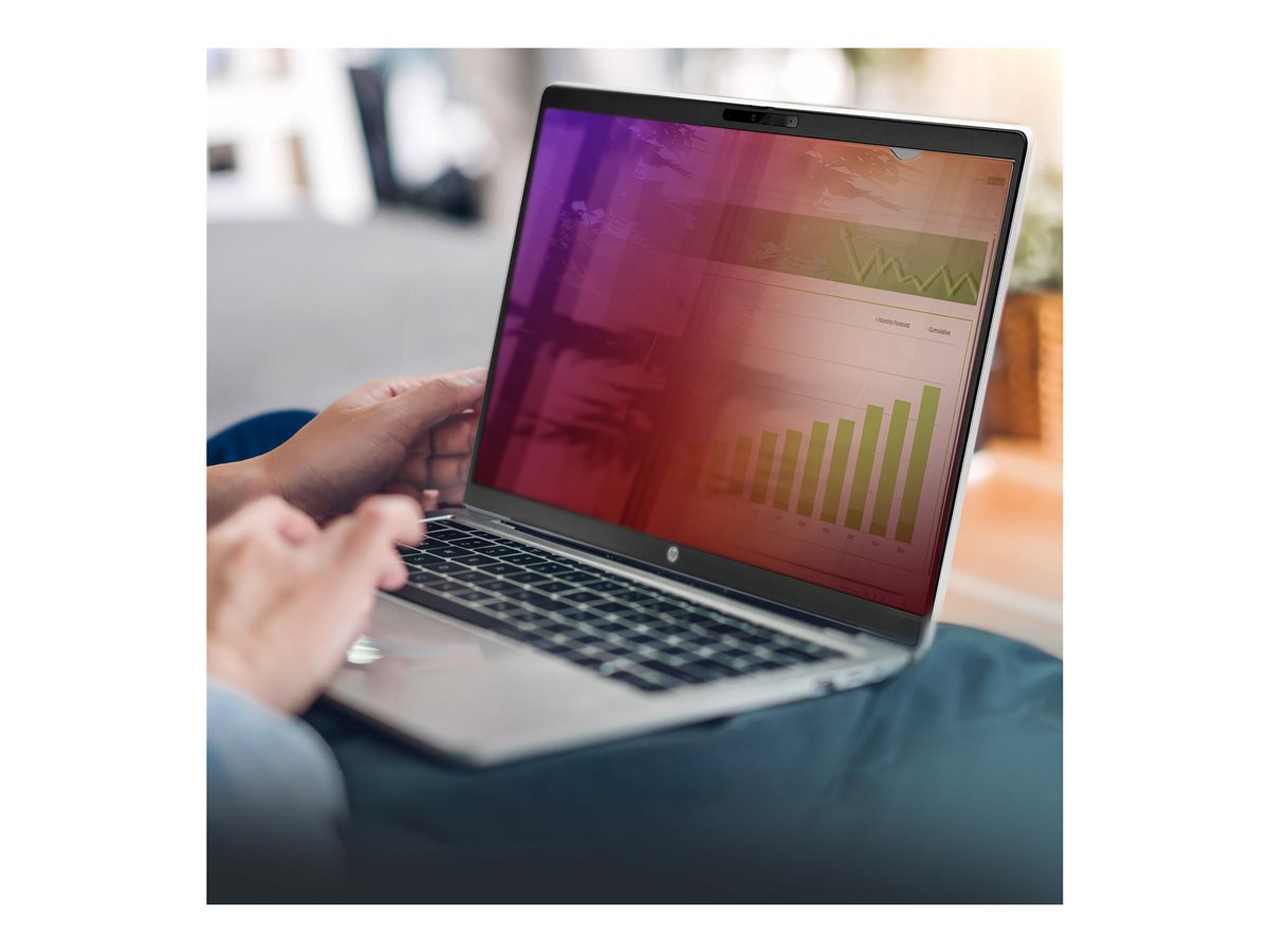 StarTech.com 15.6-inch 16:9 Gold Laptop Privacy Screen, Reversible Filter w/Enhanced Privacy, Computer Security Filter, Removable Screen Protector/Shield, +/- 30 Deg. - filtr pro zvýšení soukromí k notebooku (horizontální) – foto 4
