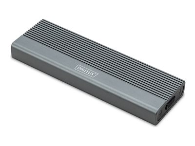 DIGITUS Gehäuse USB 3.1 Gen2 SSD M2 NVMe + SATAIII Alu - DA-71156