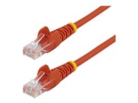 StarTech.com 5m Red Cat5e / Cat 5 Snagless  Patch Cable 5 m CAT 5e Ikke afskærmet parsnoet (UTP) 5m Netværkskabel Rød