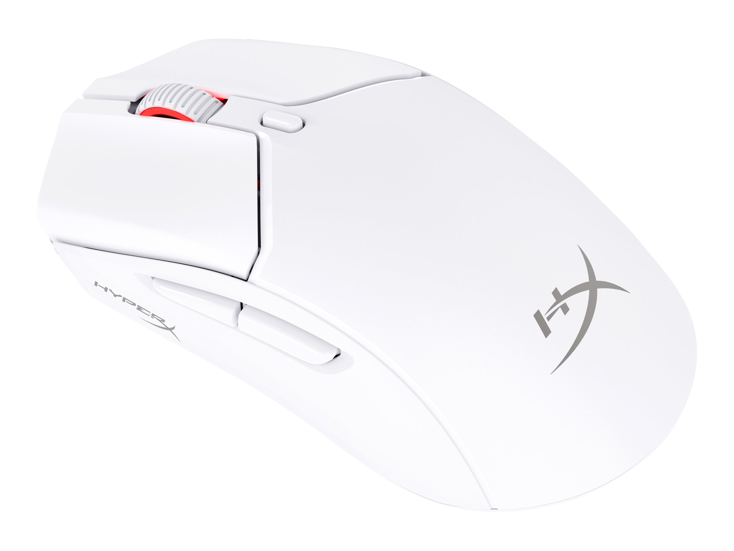 Mouse HyperX Pulsefire Haste 2 Gamer blanco, Sensor de precisión HyperX 26K, Interruptores HyperX personalizados, Personalizable con el software HyperX NGENUITY, Iluminación RGB por LED
